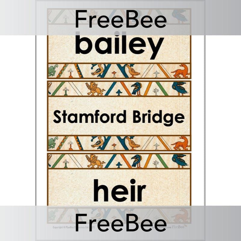 PlanBee Free Battle of Hastings KS1 KS2 Display Pack by PlanBee