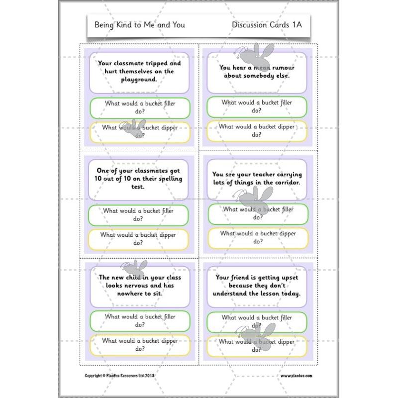 PlanBee ESR PSHE Friendship KS1 Being Kind Lessons