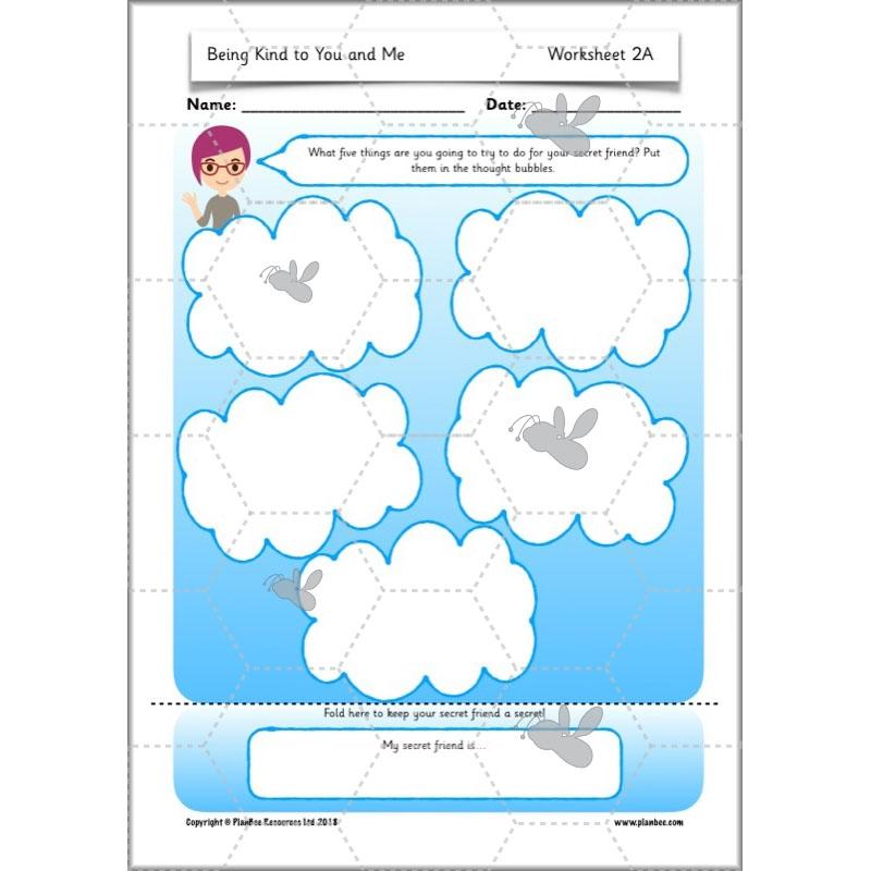 PlanBee ESR PSHE Friendship KS1 Being Kind Lessons