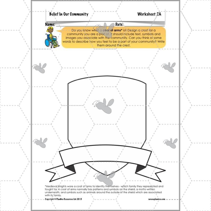 PlanBee Belief In Our Community: Complete set of KS2 RE lessons