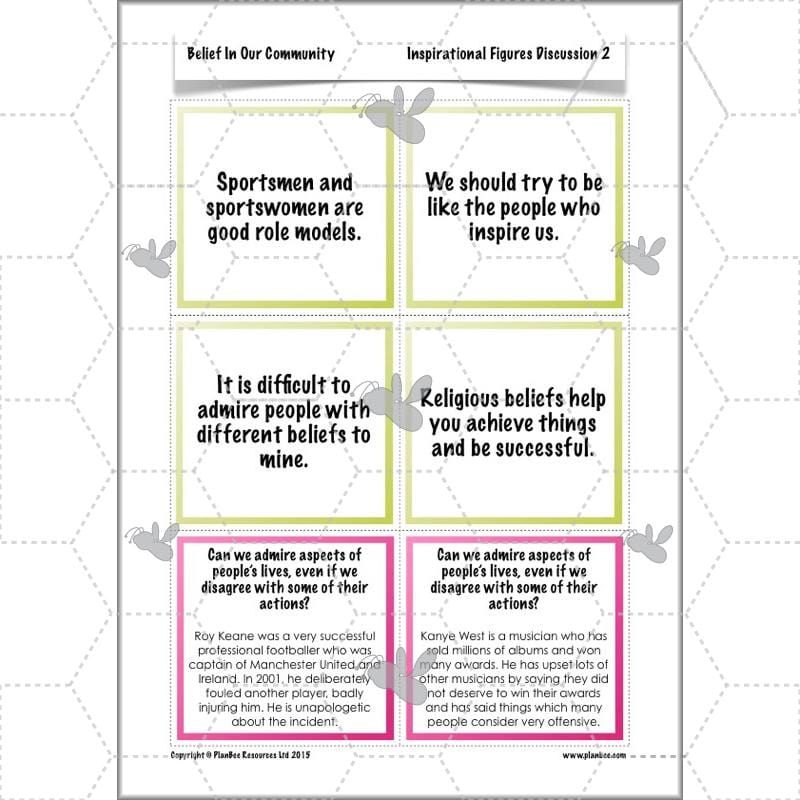 PlanBee Belief In Our Community: Complete set of KS2 RE lessons