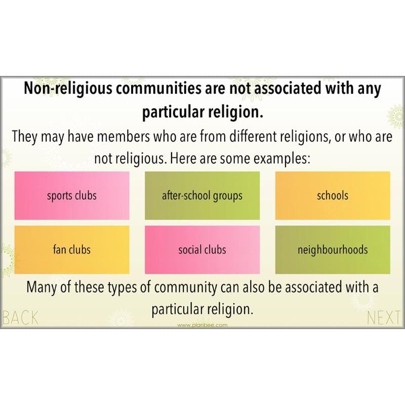 PlanBee Belief In Our Community: Complete set of KS2 RE lessons