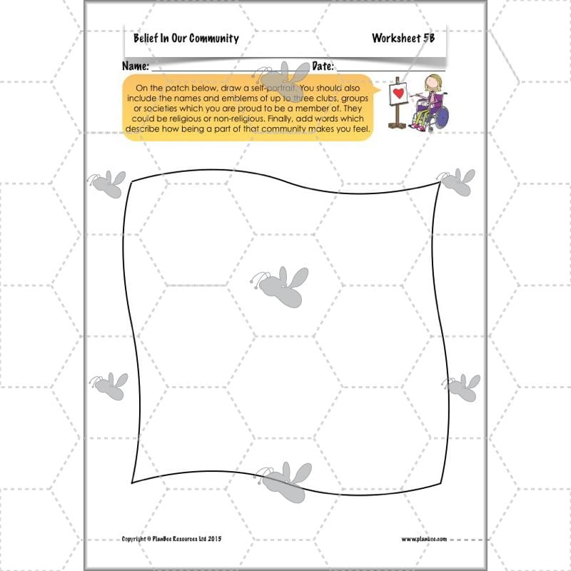 PlanBee Belief In Our Community: Complete set of KS2 RE lessons