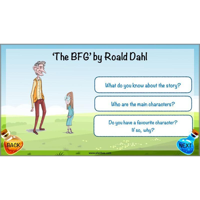 PlanBee The BFG Character Description | Planning and Resources | Year 3
