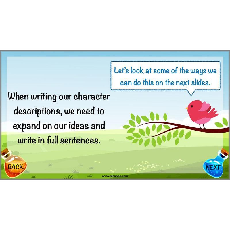 PlanBee The BFG Character Description KS2 Year 3 Planning by PlanBee