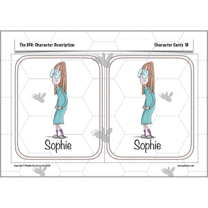 PlanBee The BFG Character Description KS2 Year 3 Planning by PlanBee