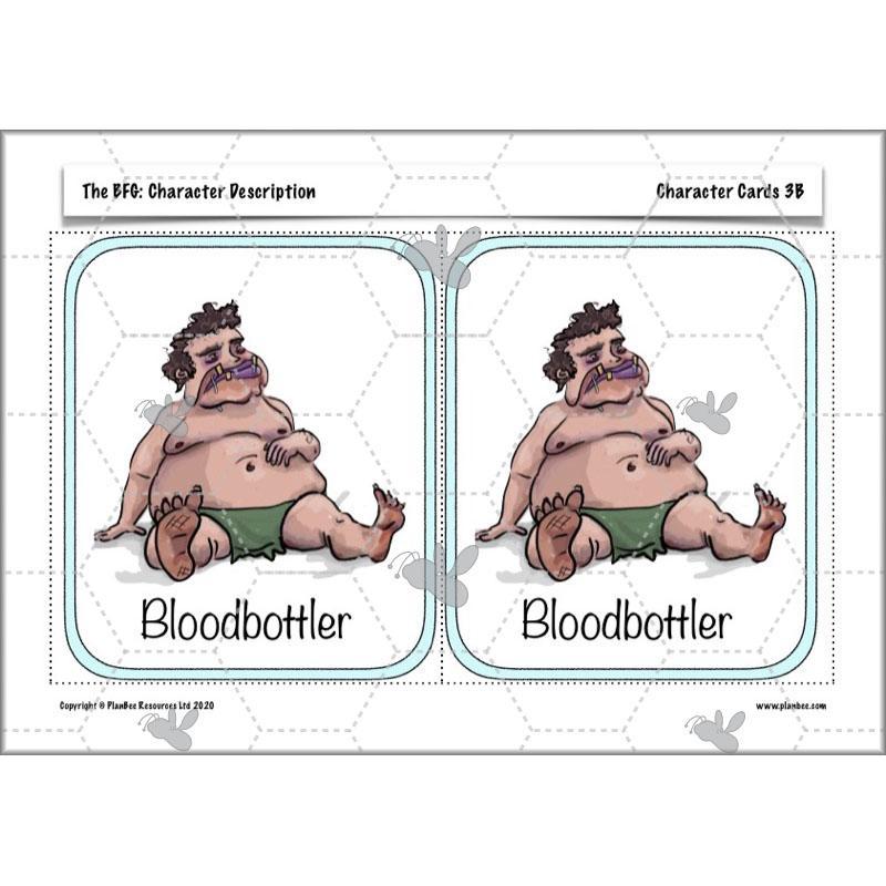 PlanBee The BFG Character Description KS2 Year 3 Planning by PlanBee