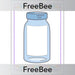 PlanBee FREE BFG Dream Jars Template by PlanBee
