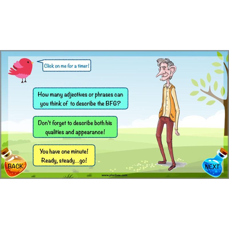 PlanBee The BFG Character Description KS2 Year 3 Planning by PlanBee