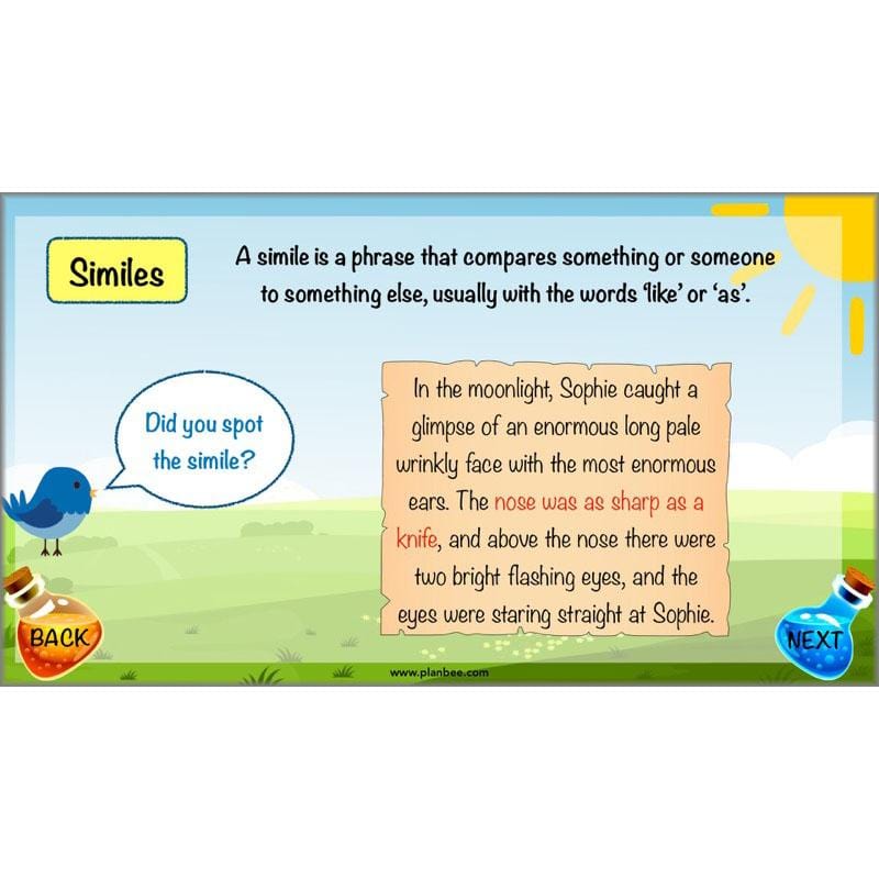 PlanBee The BFG Character Description KS2 Year 3 Planning by PlanBee