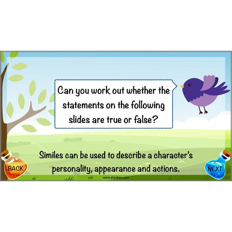 PlanBee The BFG Character Description | Planning and Resources | Year 3