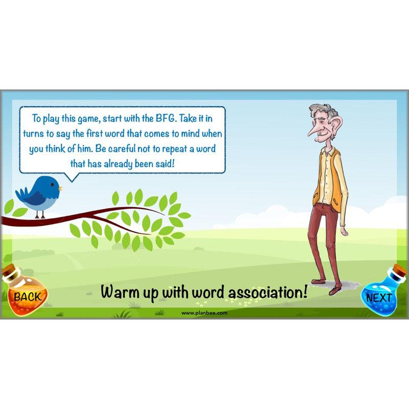 PlanBee The BFG Character Description | Planning and Resources | Year 3