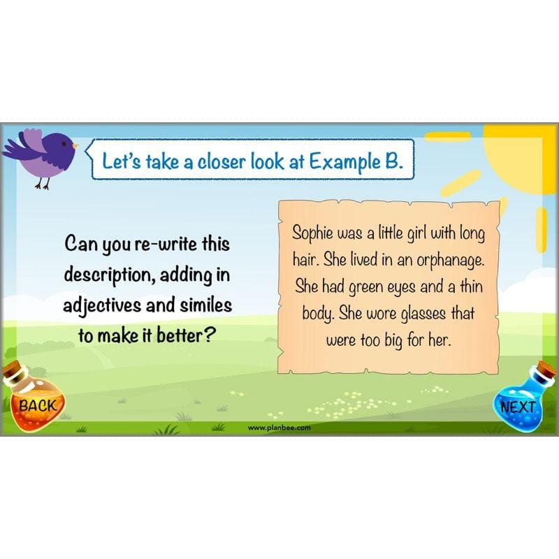 PlanBee The BFG Character Description KS2 Year 3 Planning by PlanBee