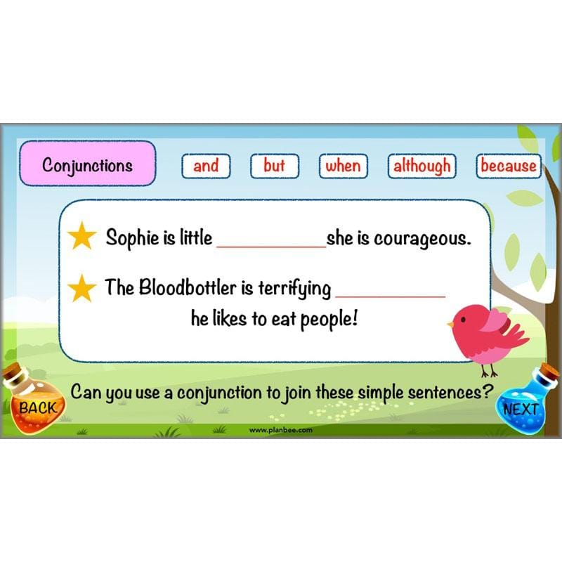 PlanBee The BFG Character Description | Planning and Resources | Year 3