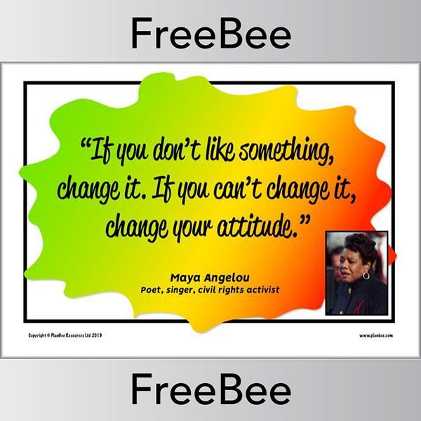 PlanBee Free Black History Month Posters for Kids by PlanBee