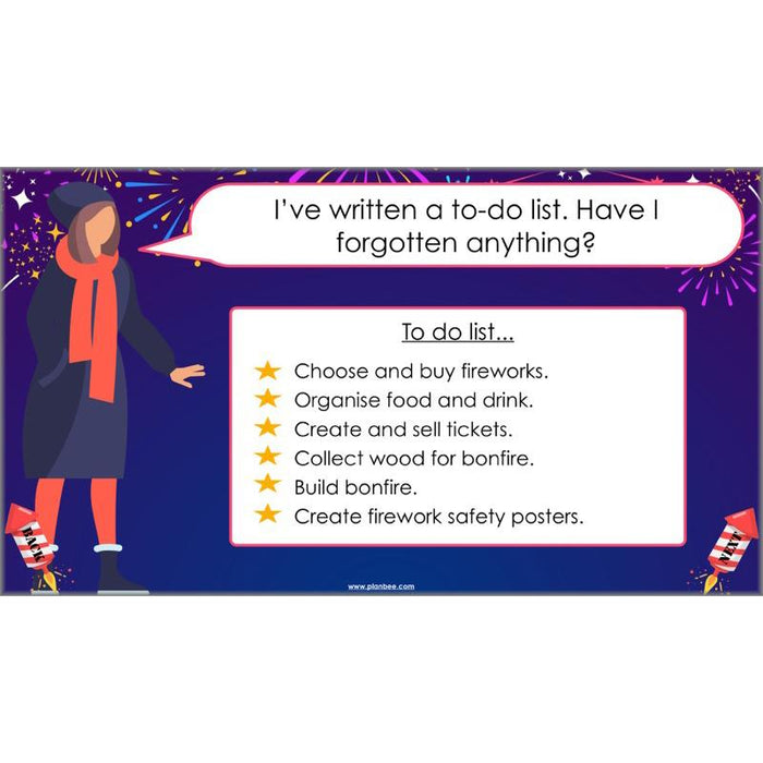 PlanBee Bonfire Night KS2 Lessons for Year 3 and 4 by PlanBee