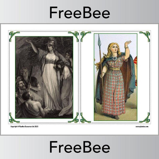 PlanBee FREE Boudicca KS2 Picture and Discussion Cards 