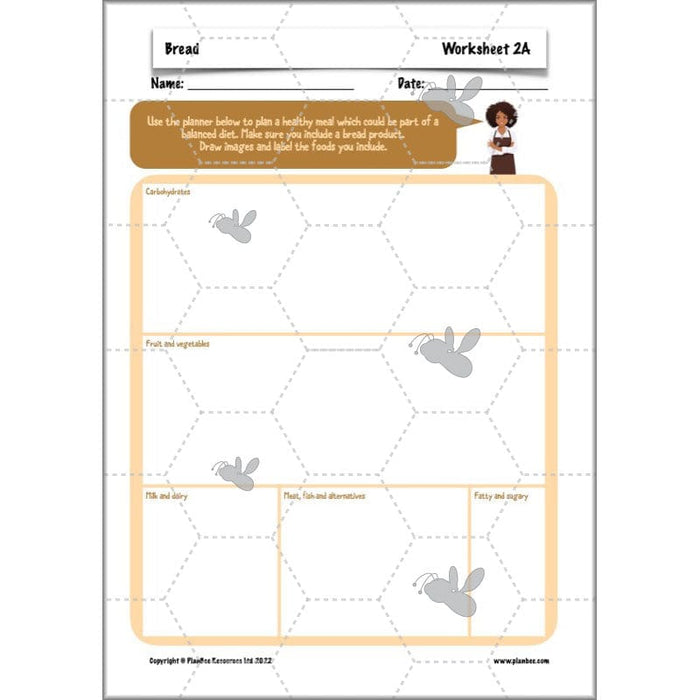 PlanBee Bread - Year 5 DT Cookery Lesson KS2 | PlanBee