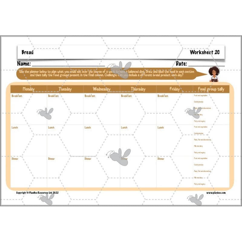 PlanBee Bread - Year 5 DT Cookery Lesson KS2 | PlanBee