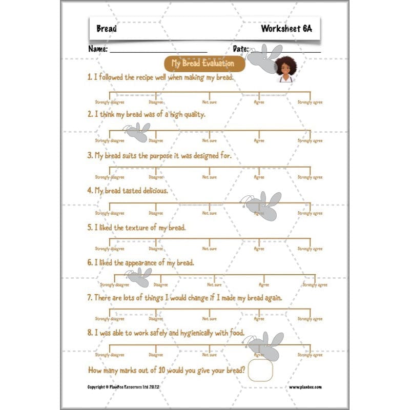 PlanBee Bread - Year 5 DT Cookery Lesson KS2 | PlanBee
