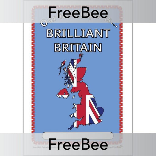PlanBee Free Brilliant Britain Topic Bundle Cover by PlanBee