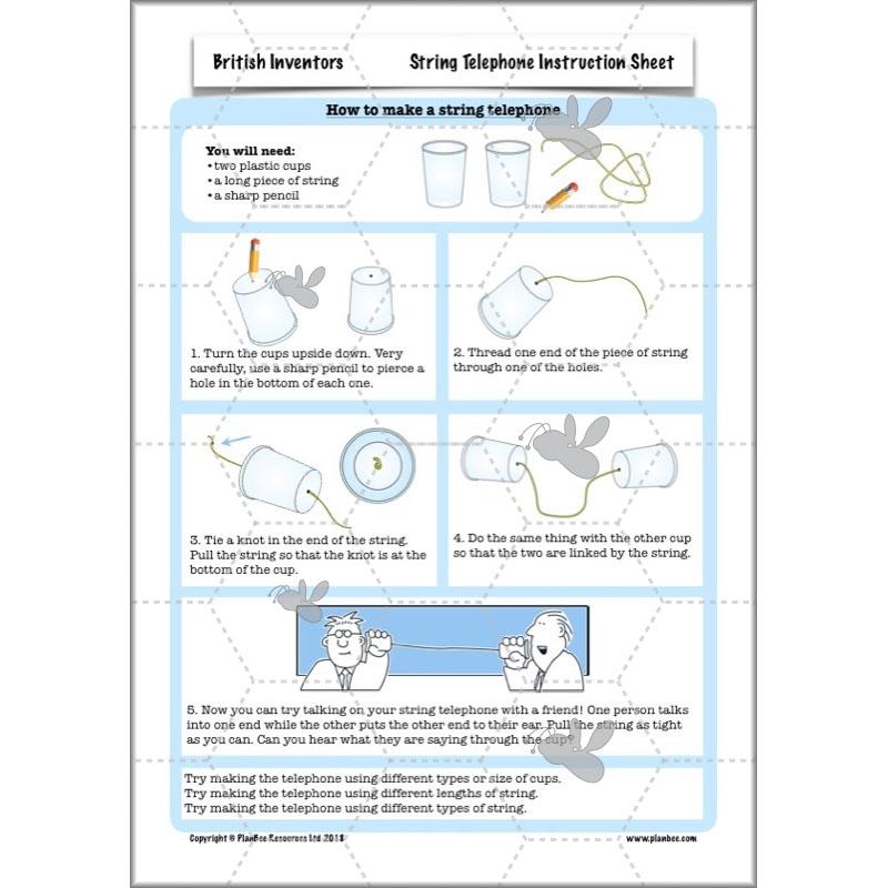 PlanBee British Inventors - British Inventions KS2 DT planning