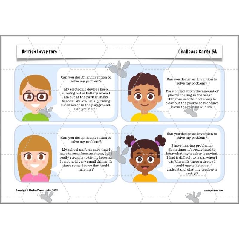 PlanBee British Inventors - British Inventions KS2 DT planning