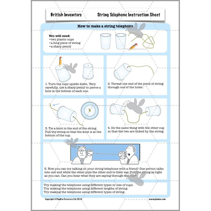 PlanBee British Inventors - British Inventions KS2 DT planning