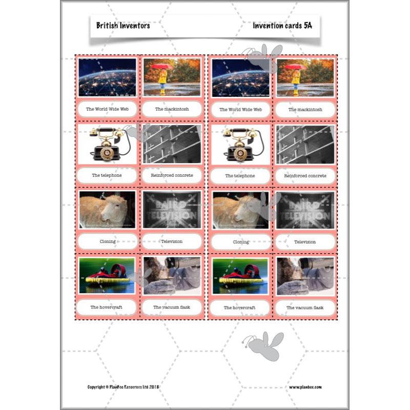 PlanBee British Inventors - British Inventions KS2 DT planning