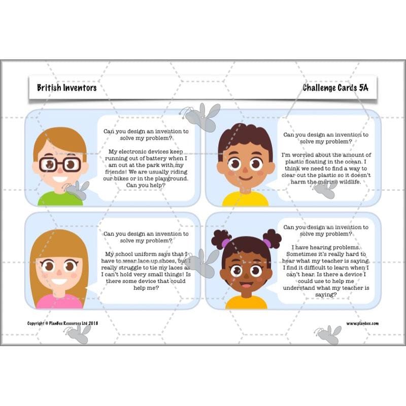 PlanBee British Inventors - British Inventions KS2 DT planning