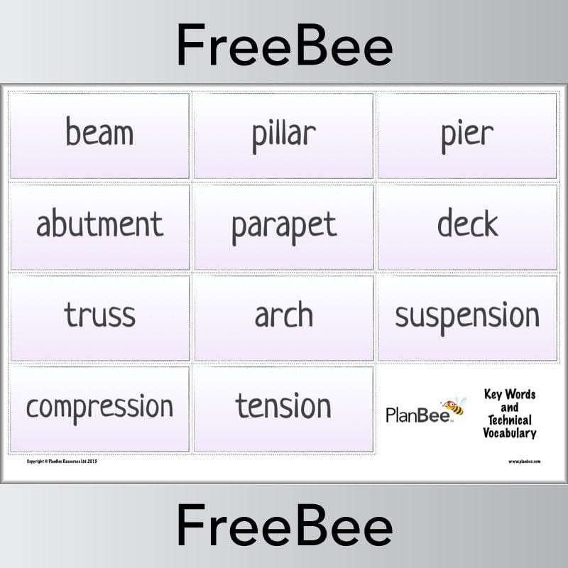 PlanBee Free Building Bridges KS2 Display Pack by PlanBee