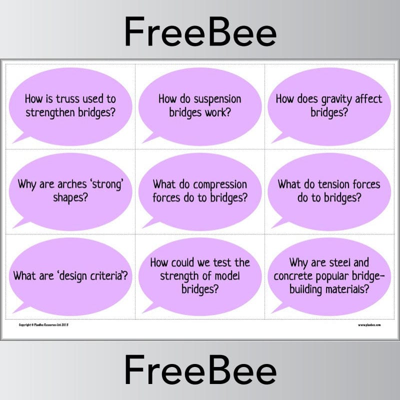 PlanBee Free Building Bridges KS2 Display Pack by PlanBee