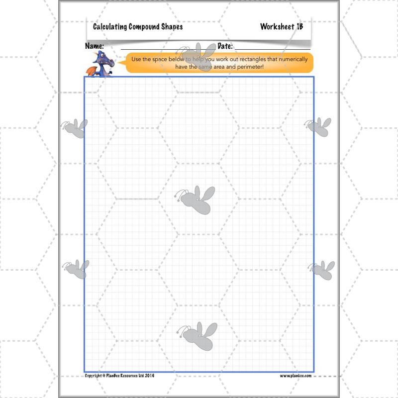 PlanBee Compound Shapes Volume and Area: KS2 Maths