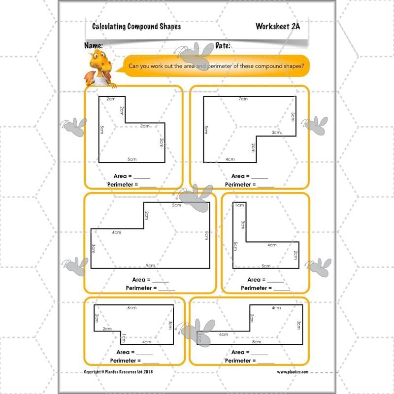 PlanBee Compound Shapes Volume and Area: KS2 Maths