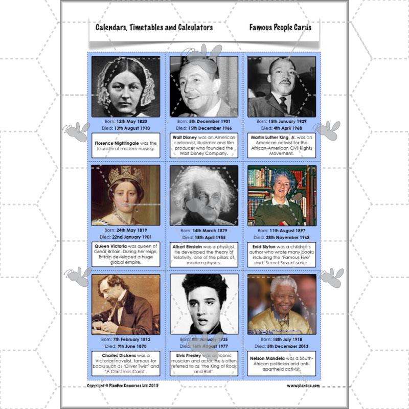 PlanBee Year 5 Time Lessons: Calendars and Timetables KS2