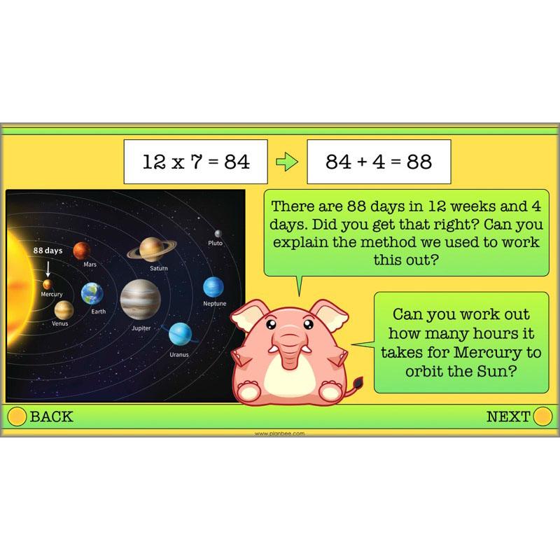 PlanBee Year 5 Time Lessons: Calendars and Timetables KS2