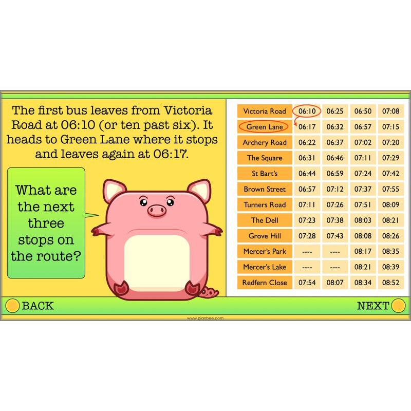 PlanBee Year 5 Time Lessons: Calendars and Timetables KS2