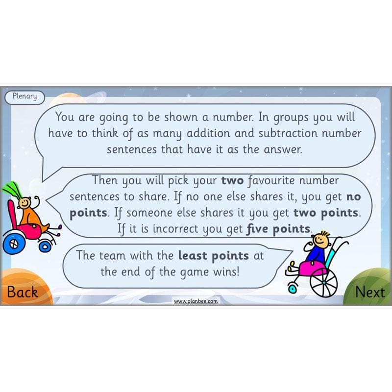 PlanBee Can We Link Addition and Subtraction? KS1 Maths Planning Year 2