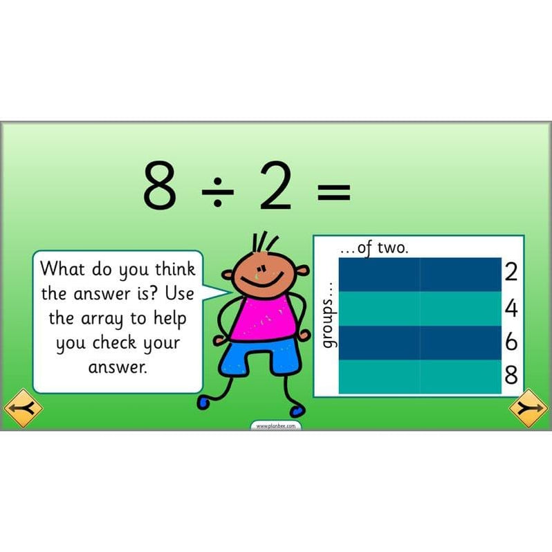 Link Multiplication and Division Year 2 Maths by PlanBee