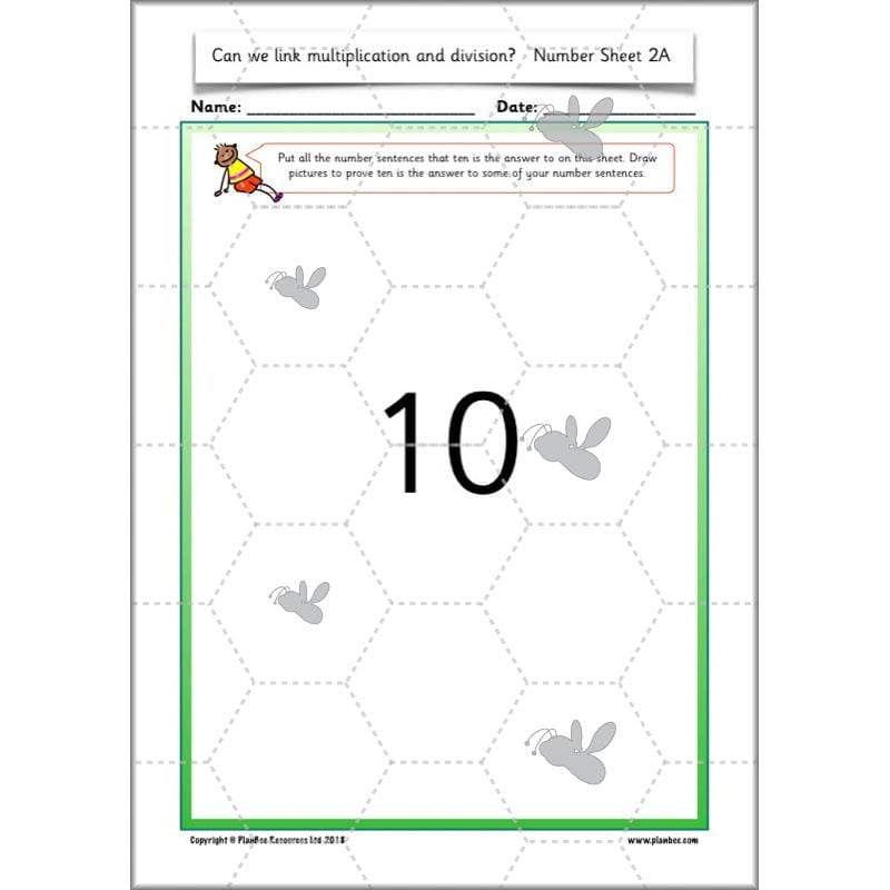 PlanBee Can We Link Multiplication and Division? Year 2 Maths scheme of work