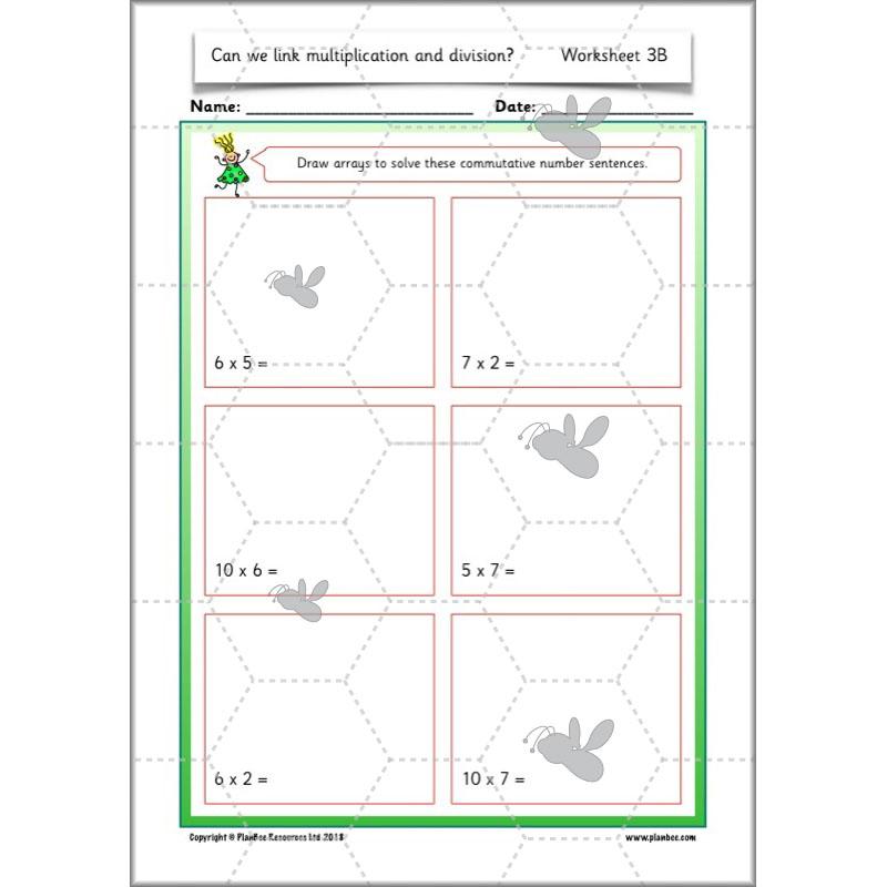 PlanBee Can We Link Multiplication and Division? Year 2 Maths scheme of work