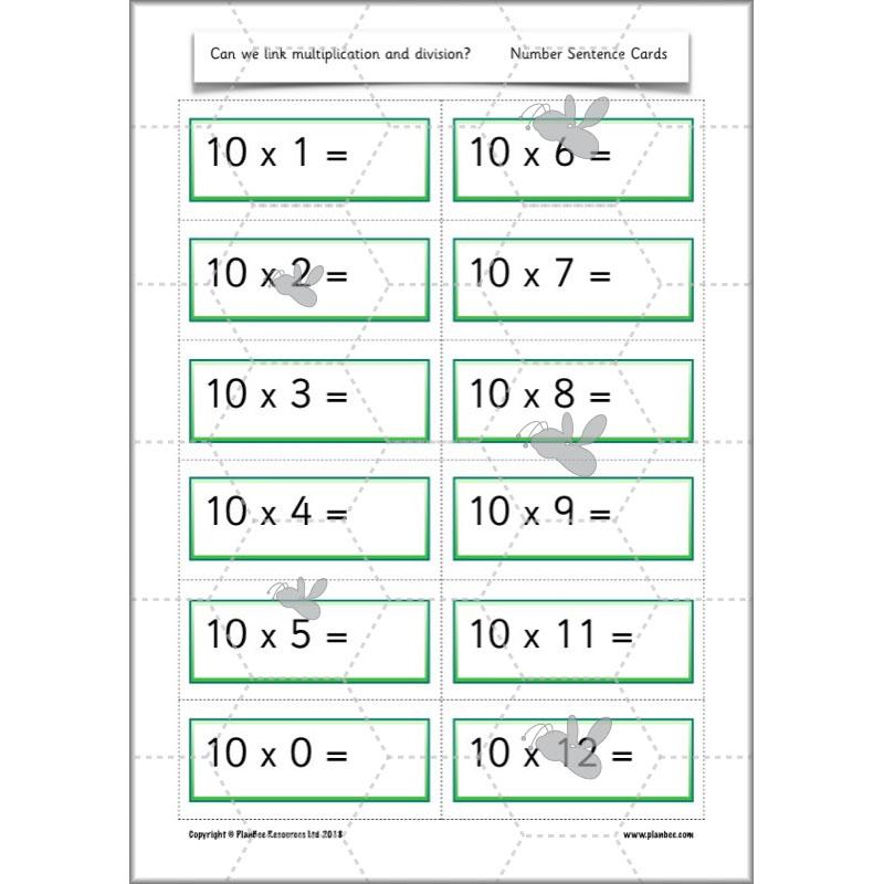 PlanBee Can We Link Multiplication and Division? Year 2 Maths scheme of work