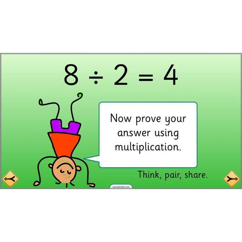 Link Multiplication and Division Year 2 Maths by PlanBee
