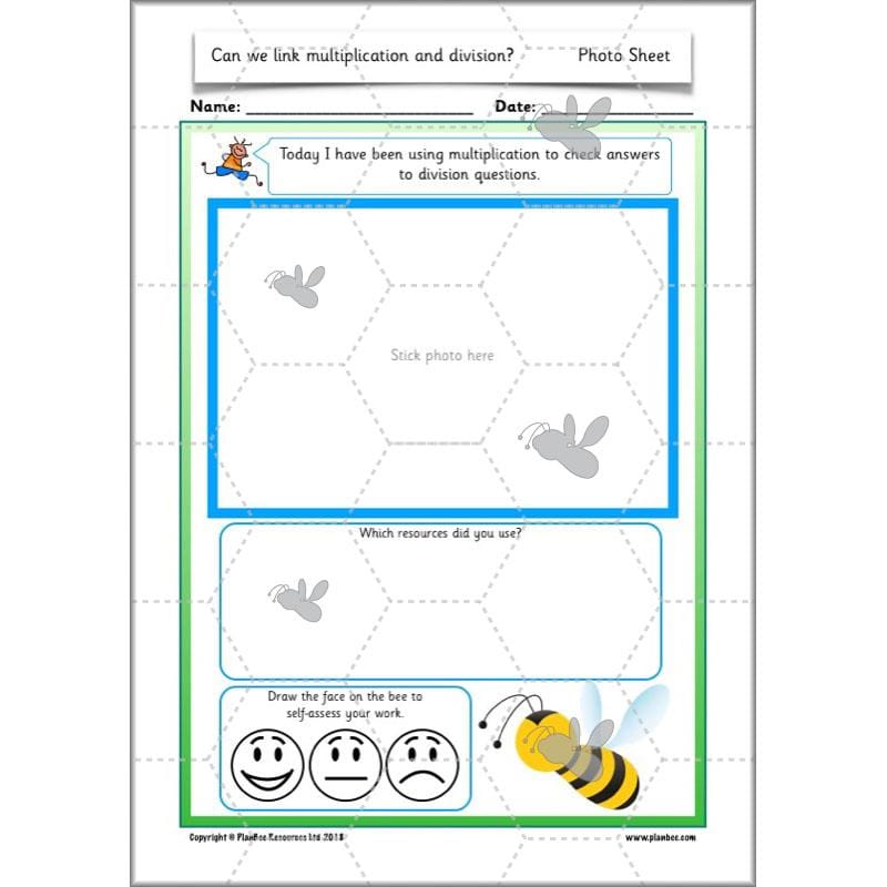 PlanBee Can We Link Multiplication and Division? Year 2 Maths scheme of work