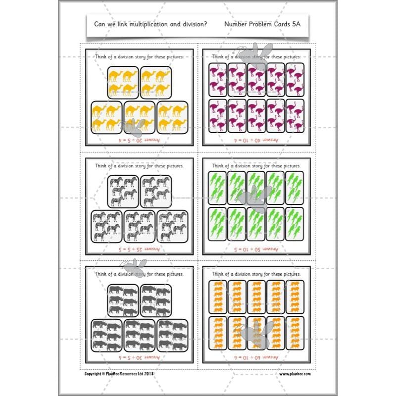 PlanBee Can We Link Multiplication and Division? Year 2 Maths scheme of work