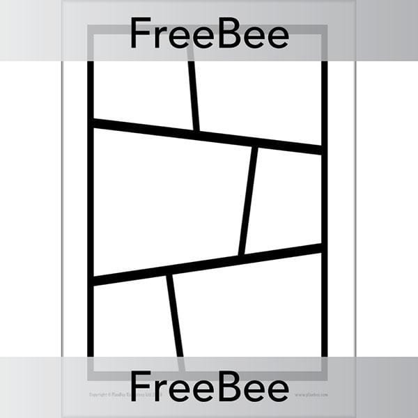 Free Cartoon Strips Template by PlanBee