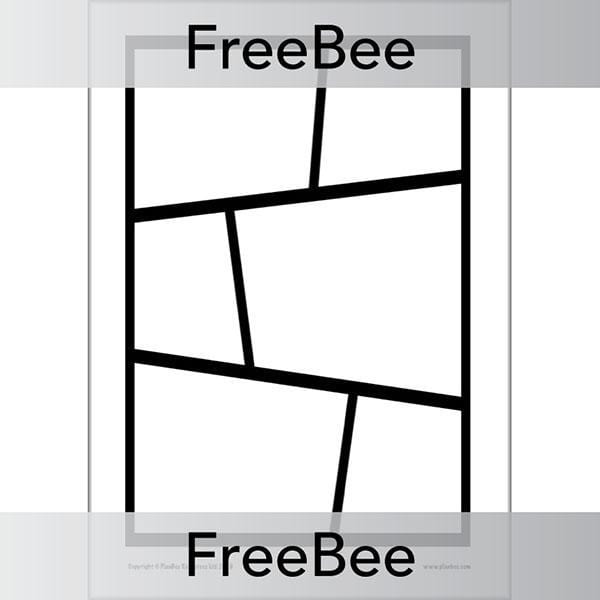 Free Cartoon Strips Template by PlanBee