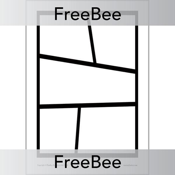 Free Cartoon Strips Template by PlanBee