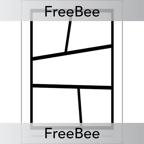 Free Cartoon Strips Template by PlanBee