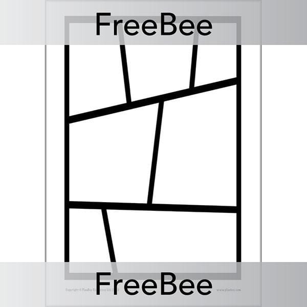 Free Cartoon Strips Template by PlanBee